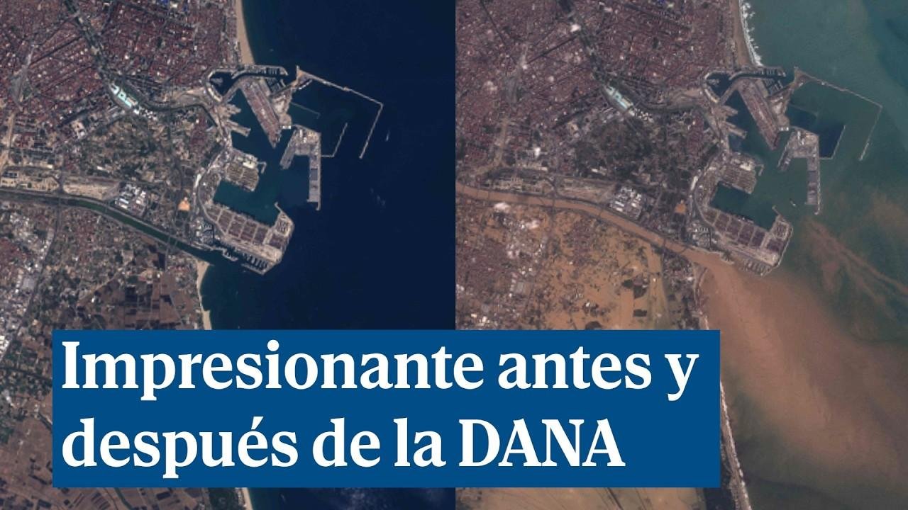 antes y después de la DANA